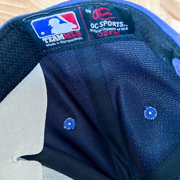 L.A. Dodgers Team MLB Blue and White Embroidered Adjustable Baseball Hat - Picture 10 of 12